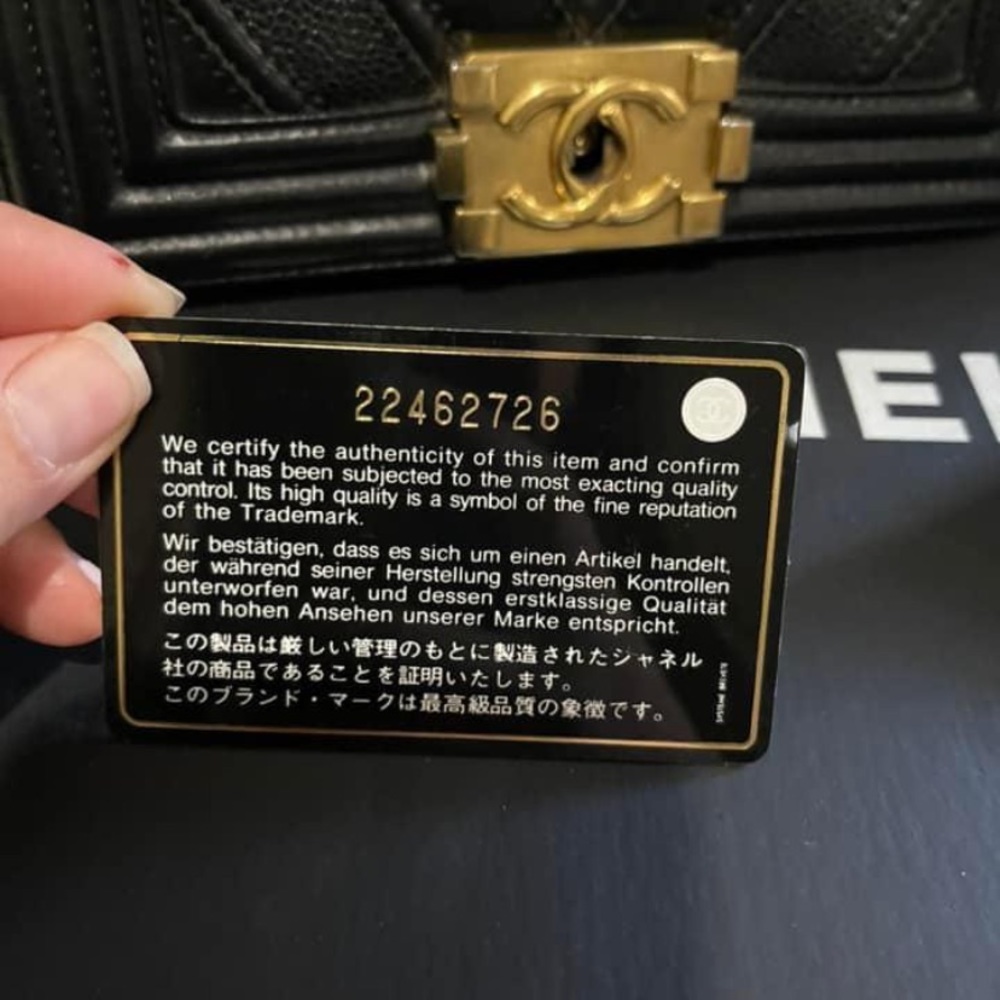 Chanel boy small size - Picture 5 of 17